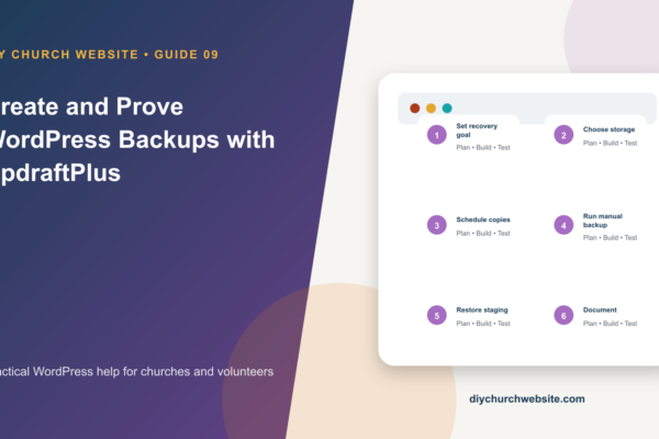 Create and Prove WordPress Backups with UpdraftPlus cover