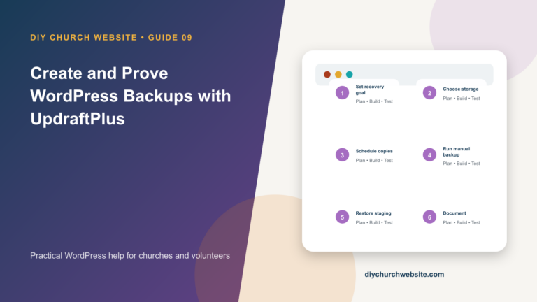 Create and Prove WordPress Backups with UpdraftPlus cover