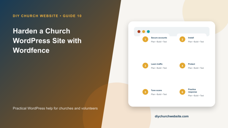 Harden a Church WordPress Site with Wordfence cover