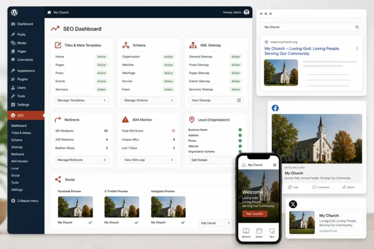 Cheetah SEO Engine dashboard and search preview mockup