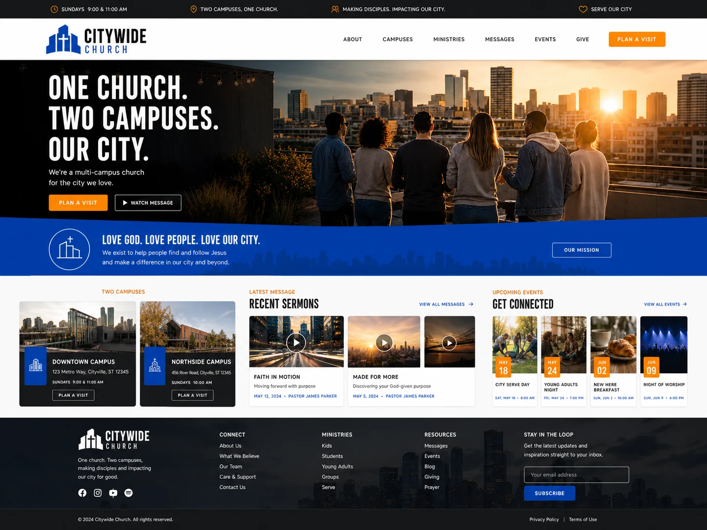 Citywide WordPress theme screenshot
