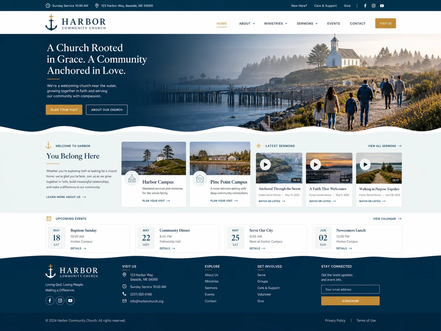 Harbor WordPress theme screenshot