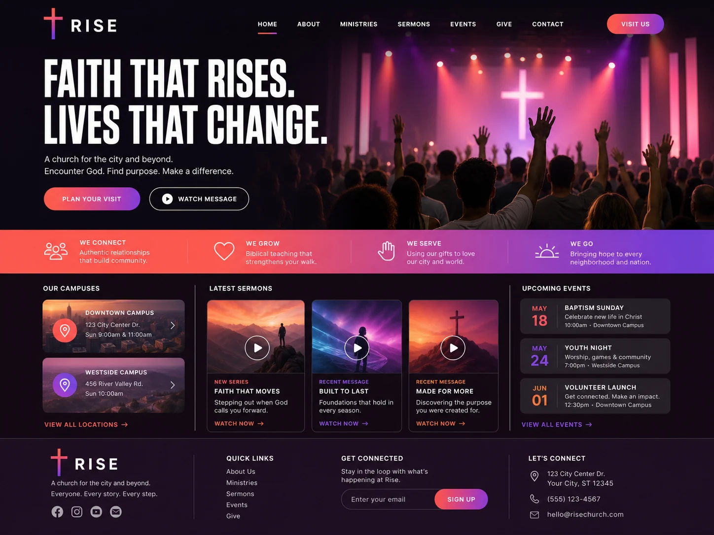 Rise WordPress theme screenshot