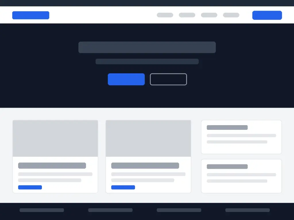 Cheetah Wireframe layout foundation