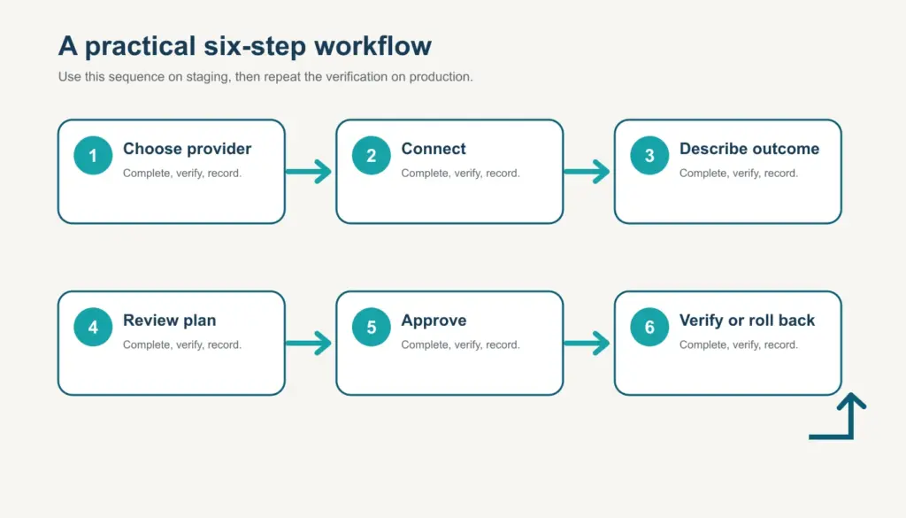 WordPress AI Connector review and approval workflow